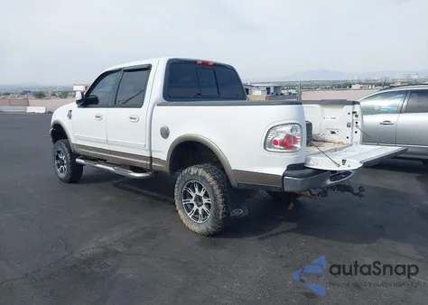 2001 Ford F150 Supercrew из США, поврежденный, VIN 1FTRW08L01KF71613